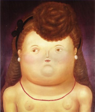 Fernando Botero Painting - Niña Arco Fernando Botero